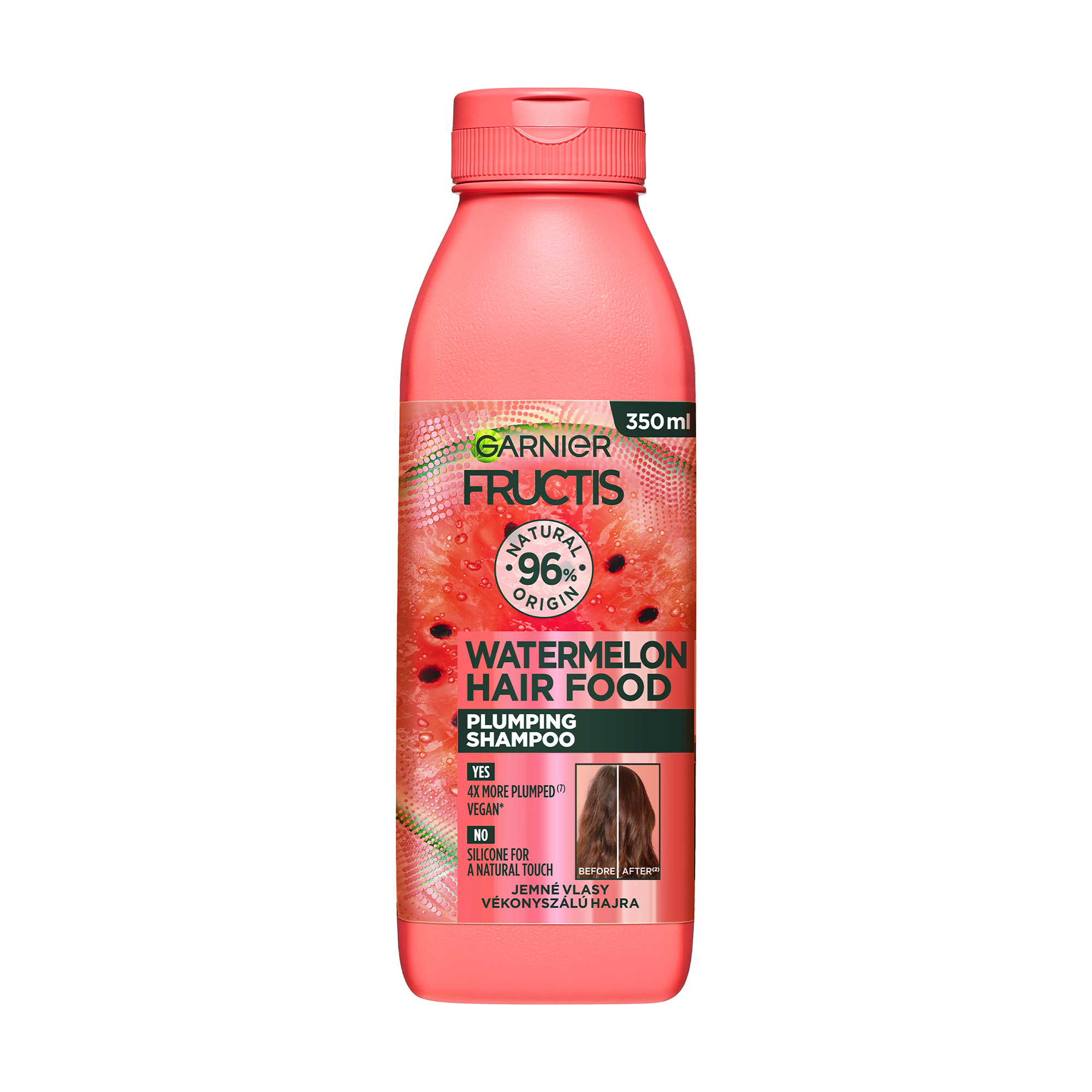 Шампунь Garnier Fructis HairFood Соковитий Кавун, для тонкого волосся, 350 мл